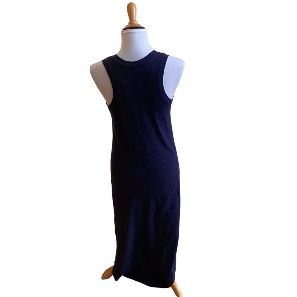 GAP Long Navy Blue Sleeveless Cotton Dress NWT Misses size XS - Picture 5 of 6